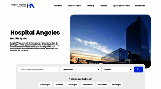 hospitalesangeles.com